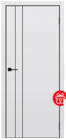 Mona-58 Снежно-белый с алюминиевой кромкой